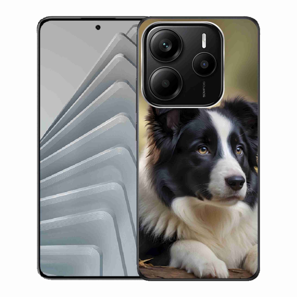 Gél borító mmCase a Xiaomi Redmi Note 14 5G-hez - border colie 2