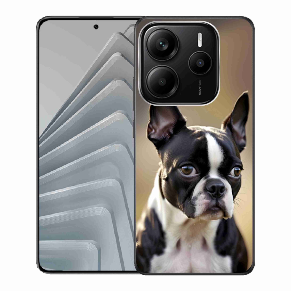 Gél borítás mmCase a Xiaomi Redmi Note 14 5G számára - Boston Terrier