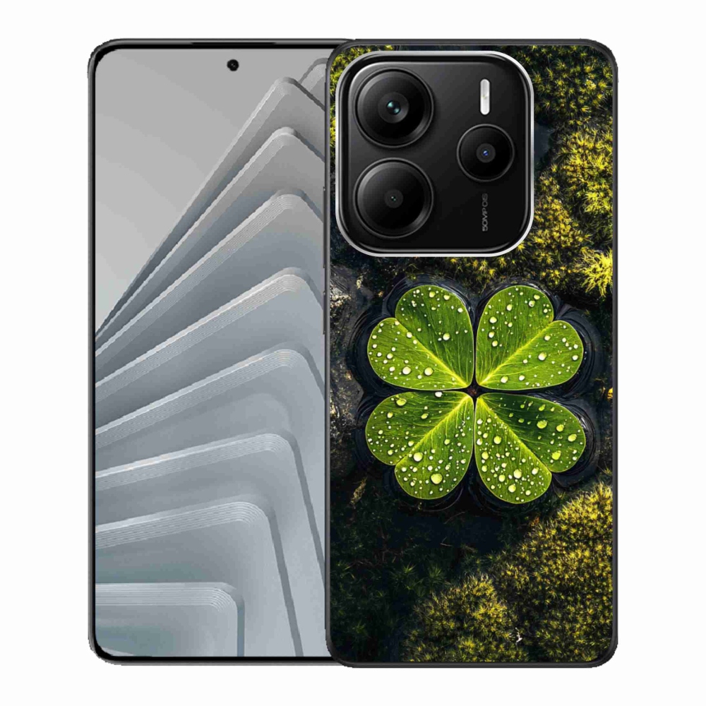 Gél borító mmCase a Xiaomi Redmi Note 14 5G-hez - négylevelű lóhere