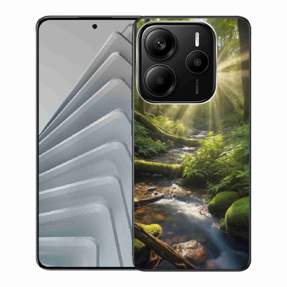 Gél borító mmCase a Xiaomi Redmi Note 14 5G számára - az erdő mélysége