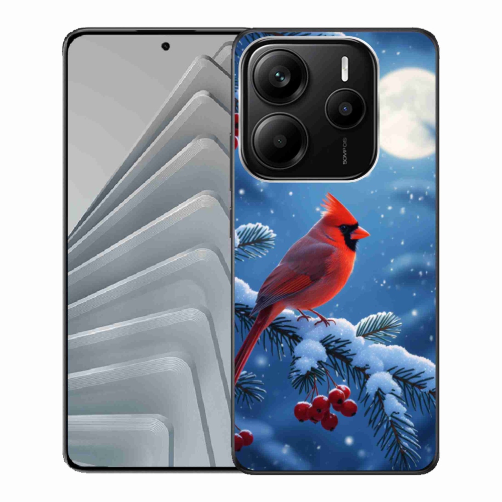 Gél borítás mmCase a Xiaomi Redmi Note 14 5G számára - kardinálpiros színű