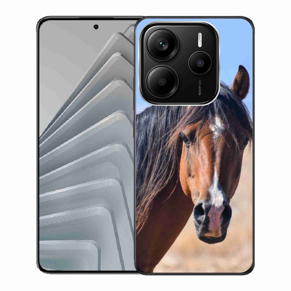 Gél borítás mmCase a Xiaomi Redmi Note 14 5G számára - nyugodt ló