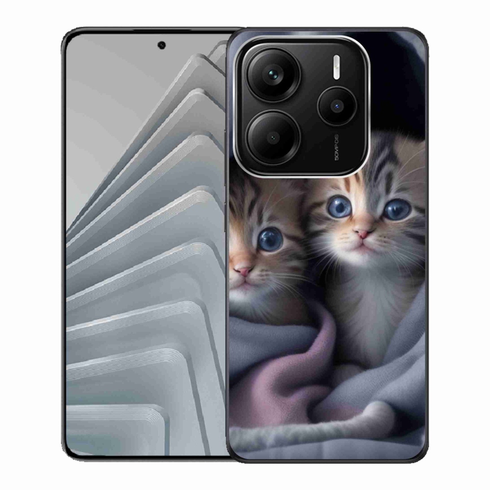 Gél borítás mmCase a Xiaomi Redmi Note 14 5G - cat duo 2 számára