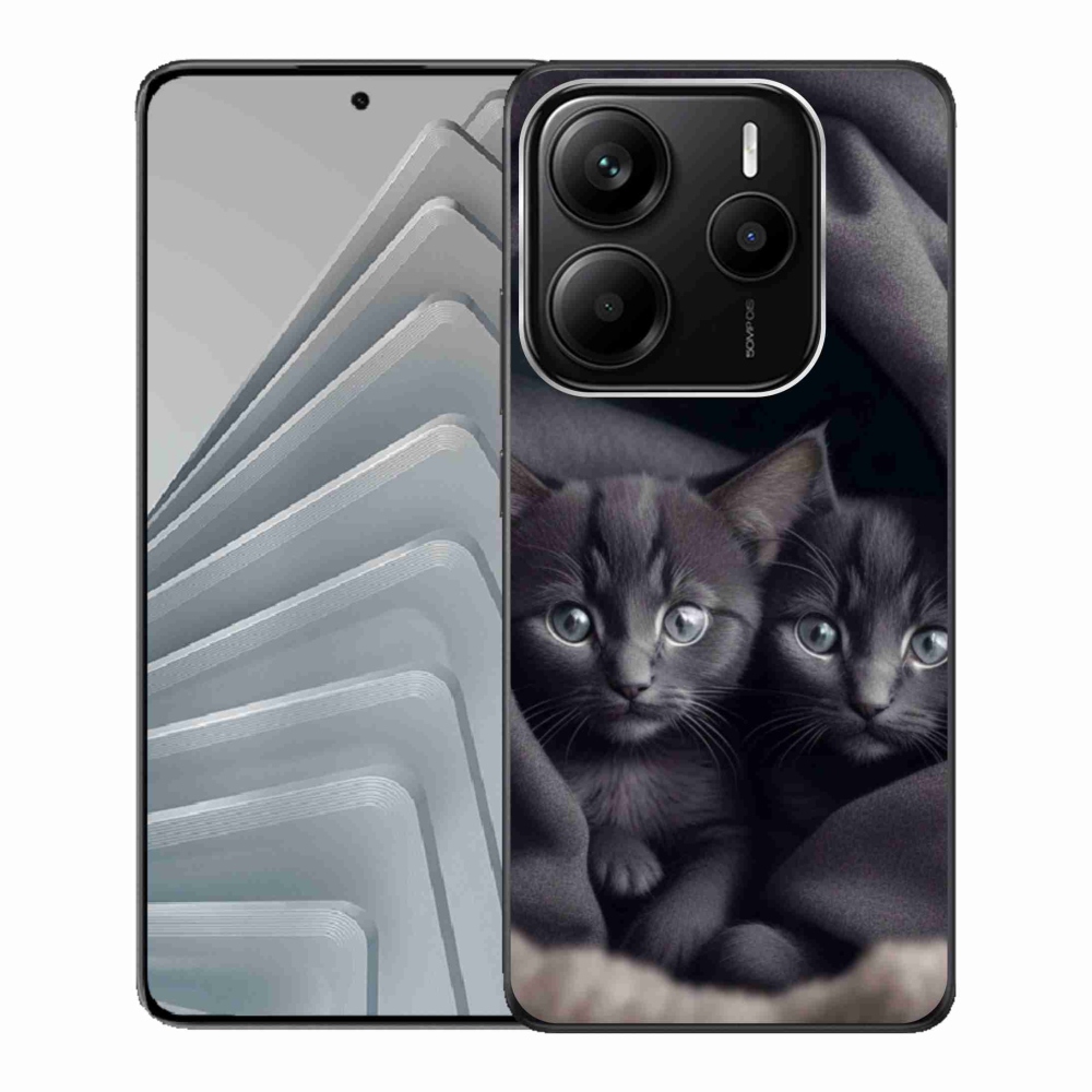 Gél borító mmCase a Xiaomi Redmi Note 14 5G-hez - cat duo
