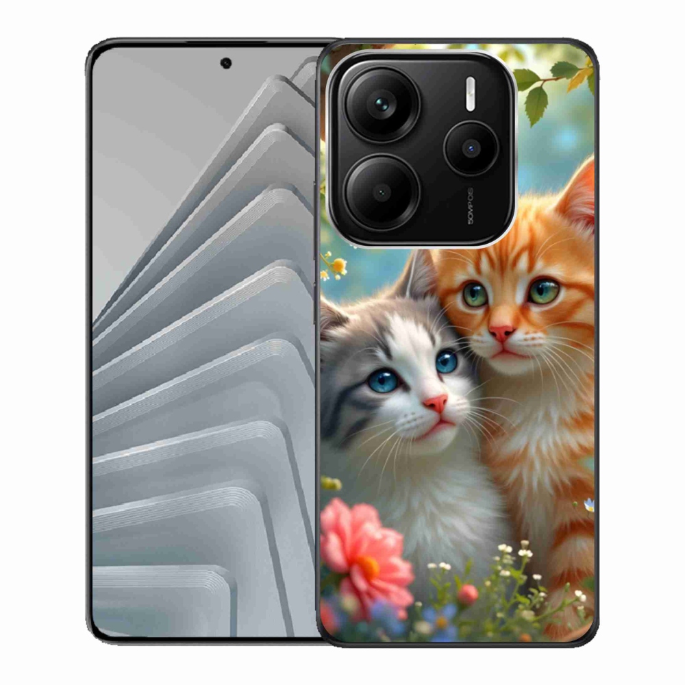 Gél borító mmCase a Xiaomi Redmi Note 14 5G-hez - macskaszerelem 2