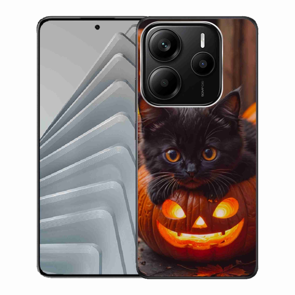 Gél borítás mmCase a Xiaomi Redmi Note 14 5G-hez - cica és tök