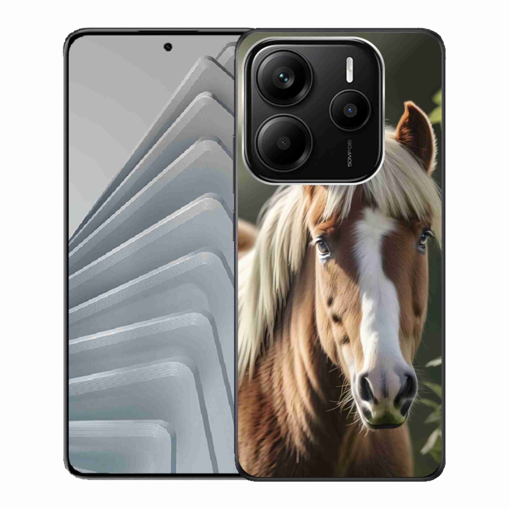 Gél borítás mmCase a Xiaomi Redmi Note 14 5G-hez - ló könnyű sörénnyel