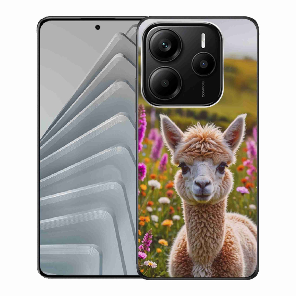 Gél borítás mmCase a Xiaomi Redmi Note 14 5G számára - láma a réten
