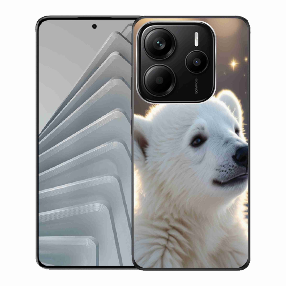 Gél borítás mmCase a Xiaomi Redmi Note 14 5G-hez - jegesmedve