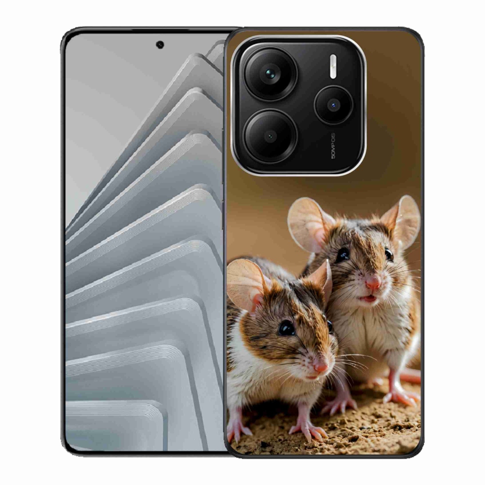 Gél borítás mmCase a Xiaomi Redmi Note 14 5G-hez - egér duó