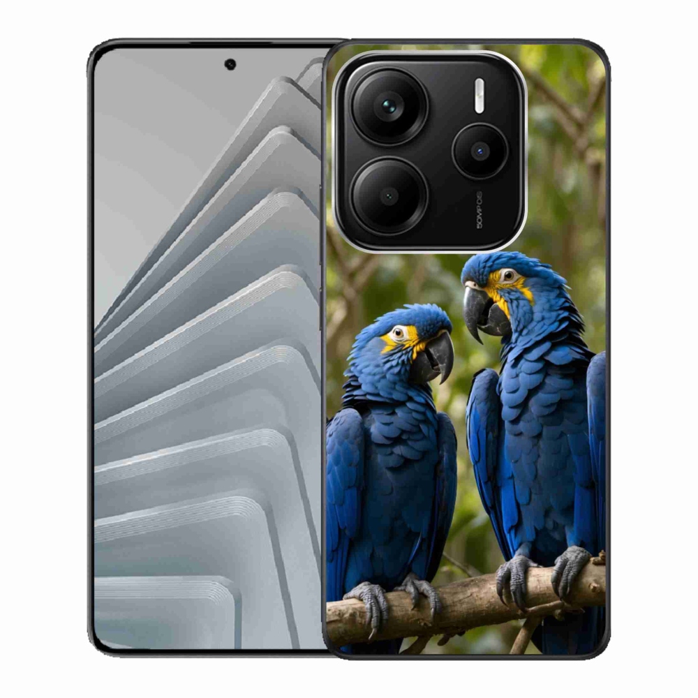 Gél borítás mmCase a Xiaomi Redmi Note 14 5G számára - papagáj duó