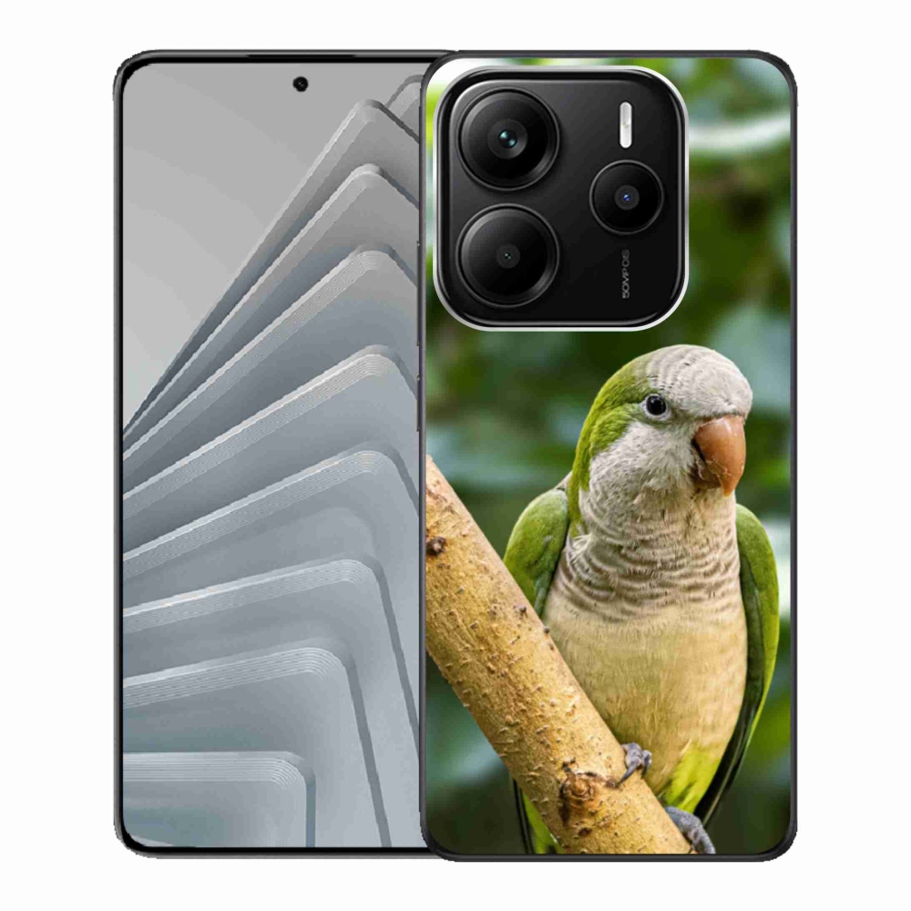 Gél borítás mmCase a Xiaomi Redmi Note 14 5G-hez - papagáj