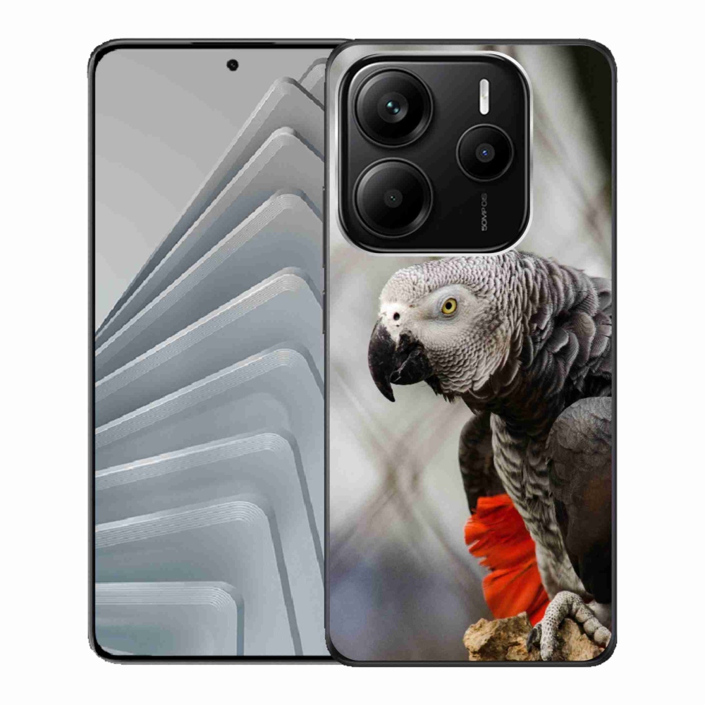 Gél borítás mmCase a Xiaomi Redmi Note 14 5G-hez - papagáj jacko 3