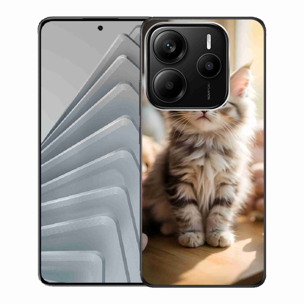 Gél borító mmCase a Xiaomi Redmi Note 14 5G számára - aranyos cica 10