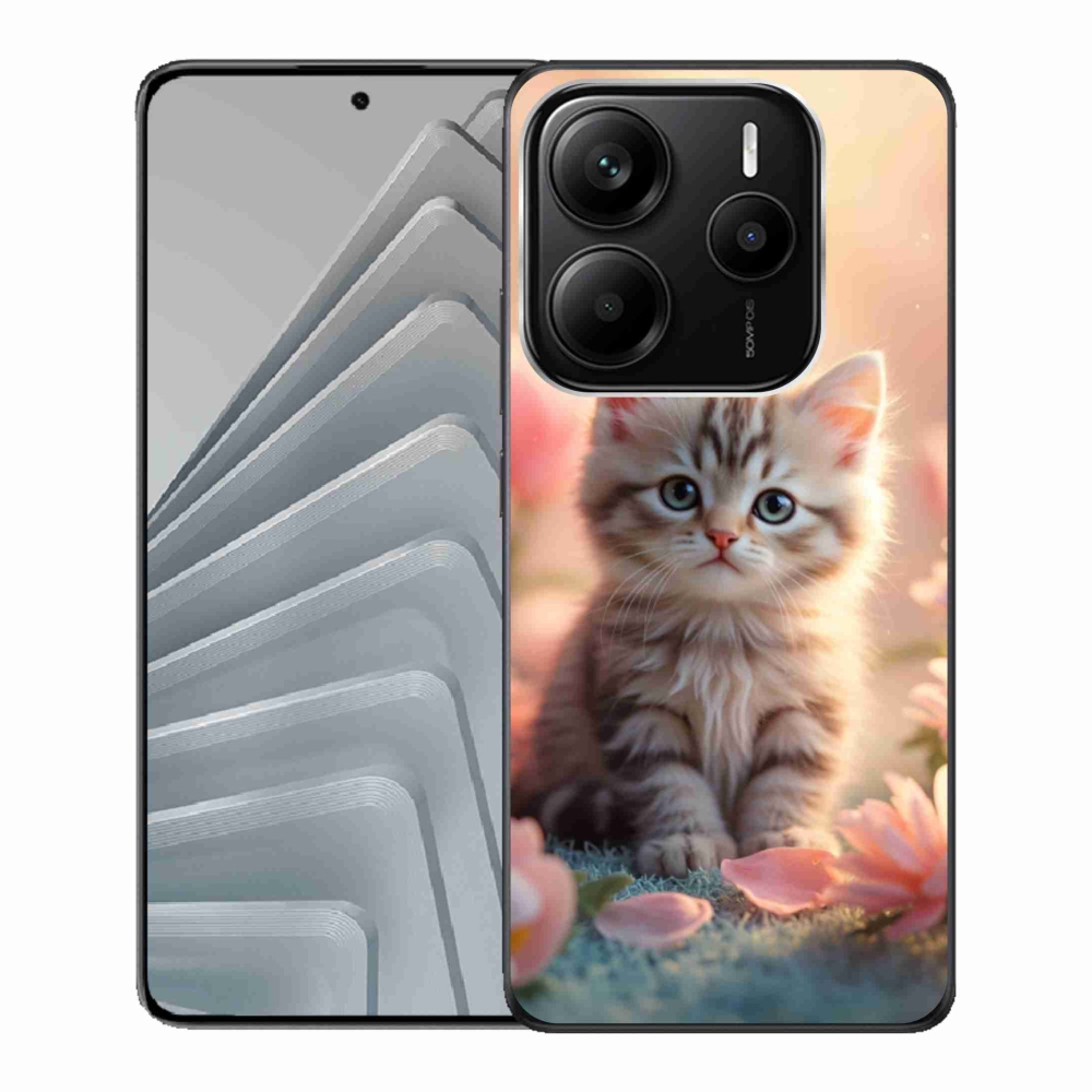 Gél borító mmCase a Xiaomi Redmi Note 14 5G számára - aranyos cica 8