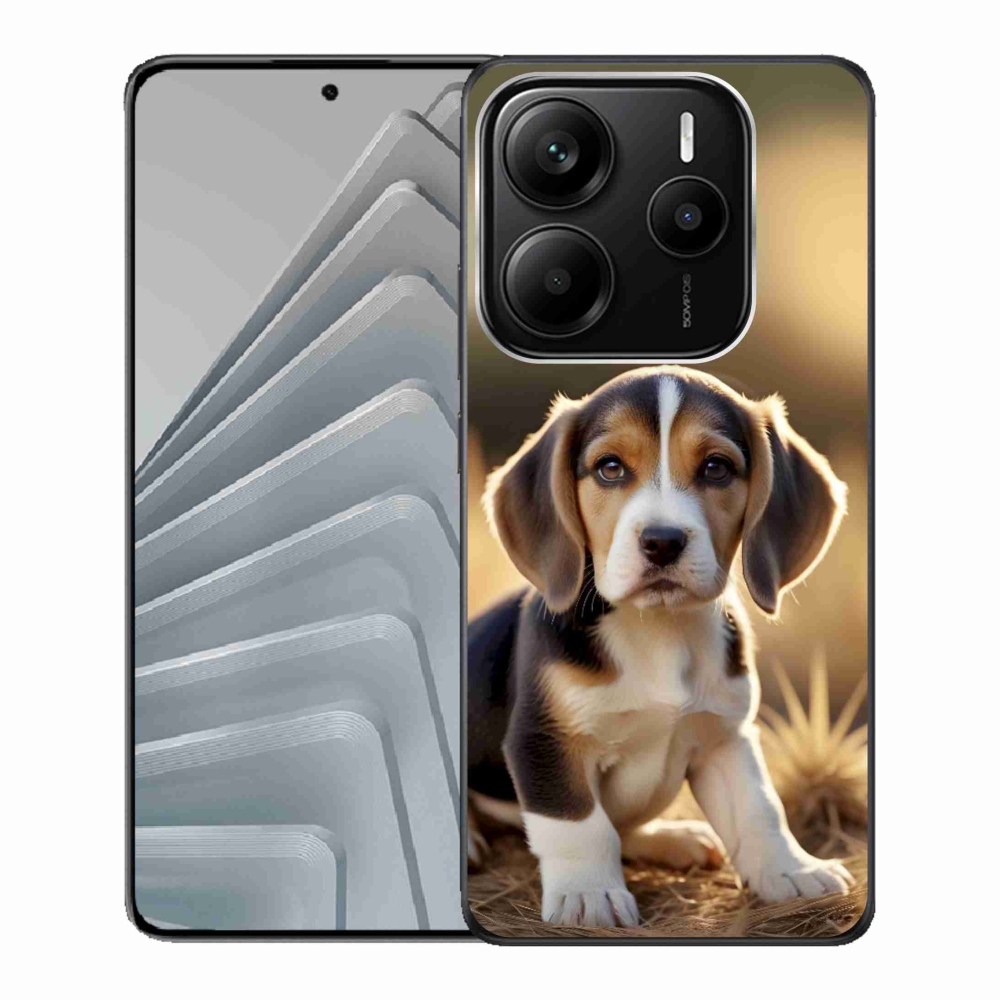Gél borítás mmCase a Xiaomi Redmi Note 14 5G számára - aranyos bézs színű