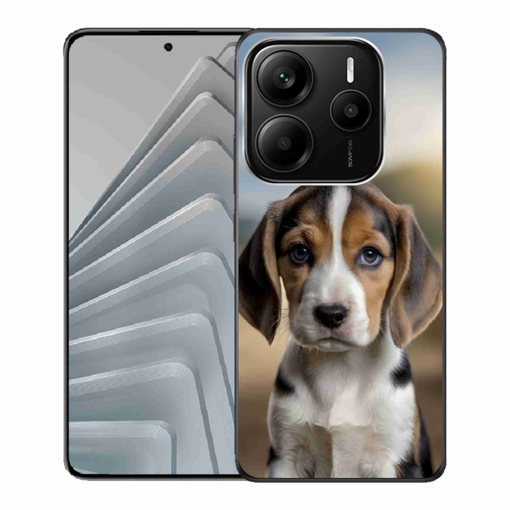 Gél borítás mmCase a Xiaomi Redmi Note 14 5G számára - aranyos bézs színű