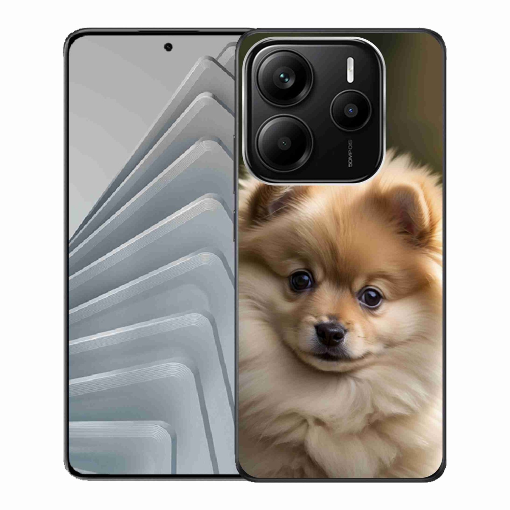 Gél borítás mmCase a Xiaomi Redmi Note 14 5G-hez - aranyos pomerániai 2