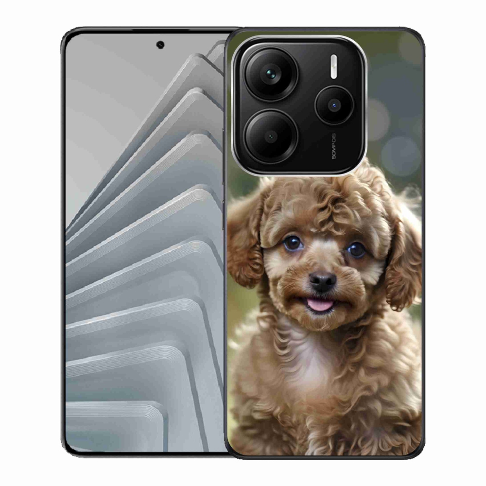 Gél borítás mmCase a Xiaomi Redmi Note 14 5G számára - aranyos uszkár