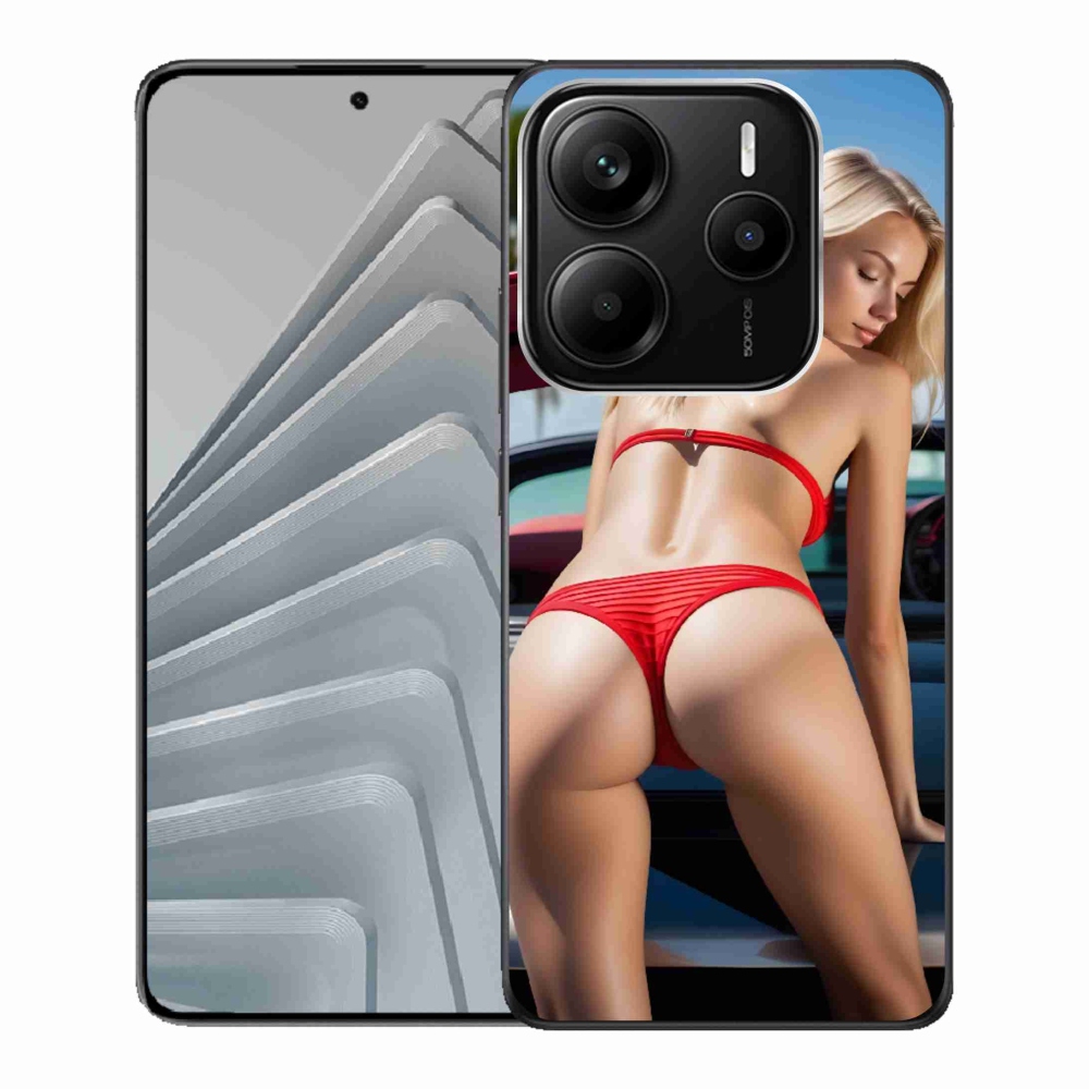 Gél borítás mmCase a Xiaomi Redmi Note 14 5G-hez - szexi nő 2