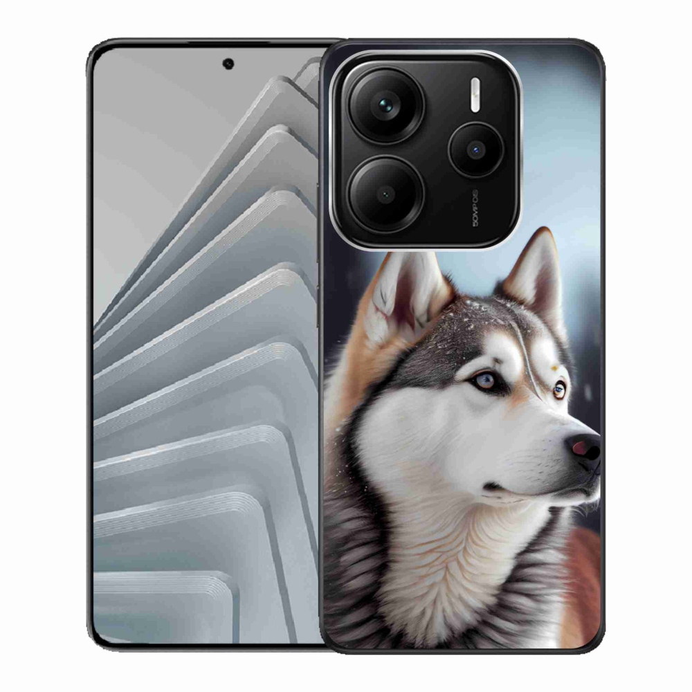 Gél borítás mmCase a Xiaomi Redmi Note 14 5G-hez - Szibériai husky