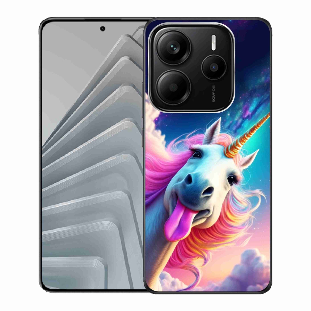 Gél borítás mmCase a Xiaomi Redmi Note 14 5G számára - őrült egyszarvú