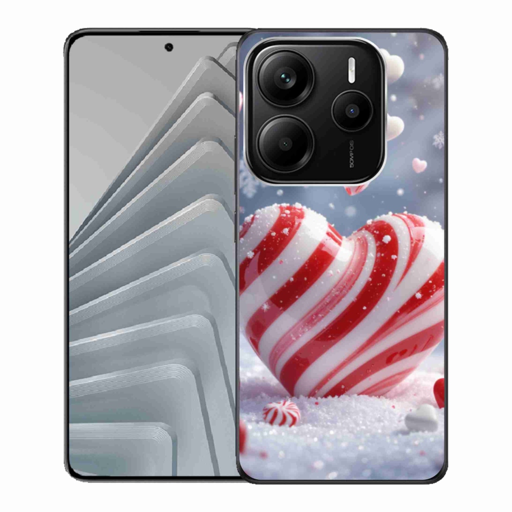 Gél borítás mmCase a Xiaomi Redmi Note 14 5G-hez - édes szívecske