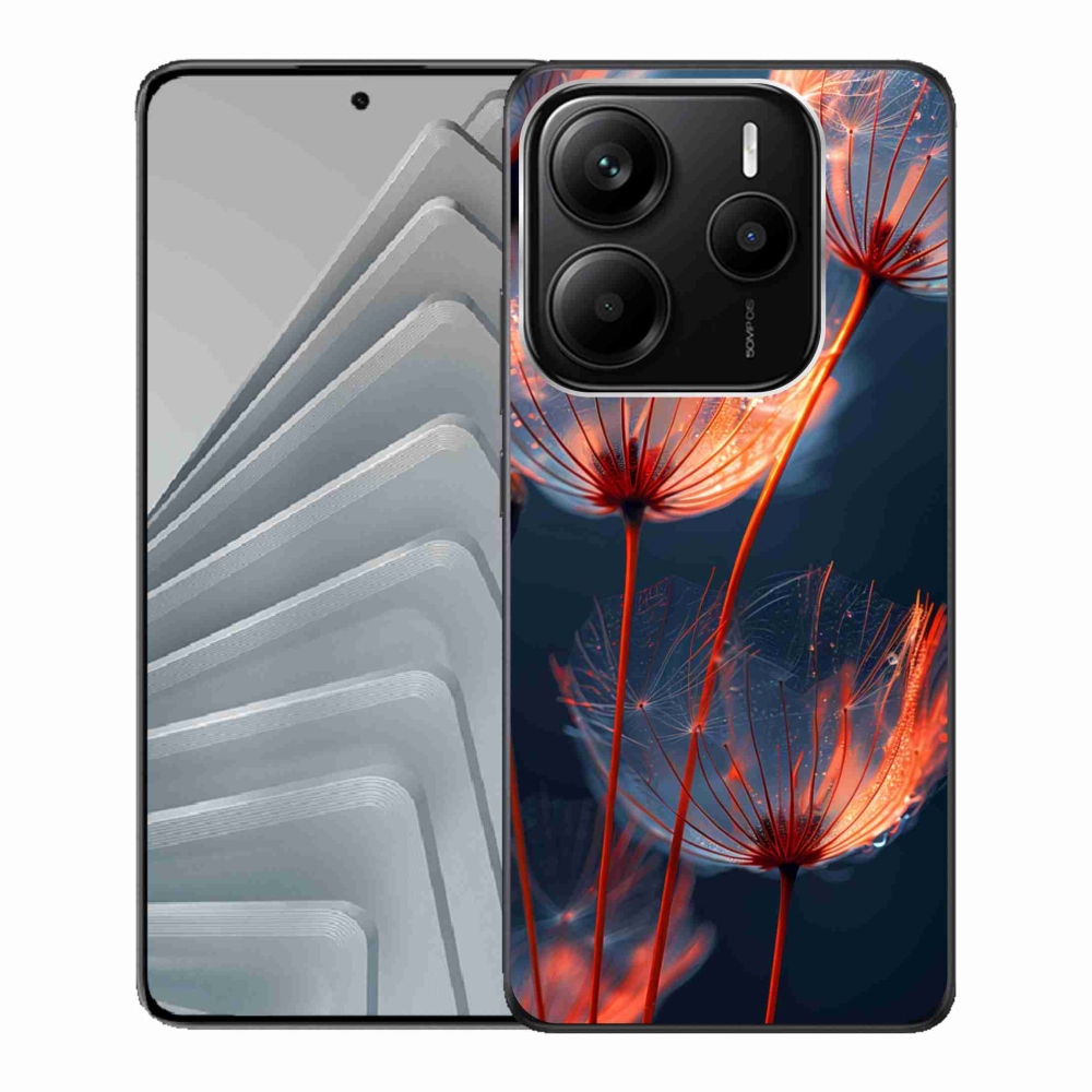 Gél borítás mmCase a Xiaomi Redmi Note 14 5G-hez - világító pehely