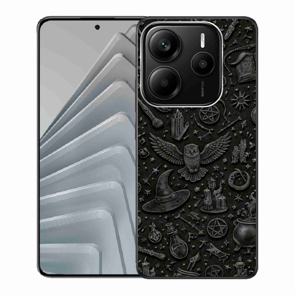 Gél borítás mmCase a Xiaomi Redmi Note 14 5G számára - sötét varázslatos világ