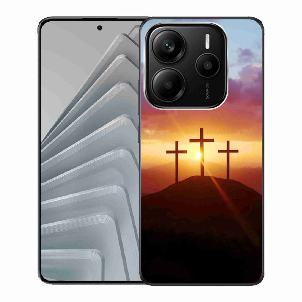 Gél borító mmCase a Xiaomi Redmi Note 14 5G-hez - három kereszt