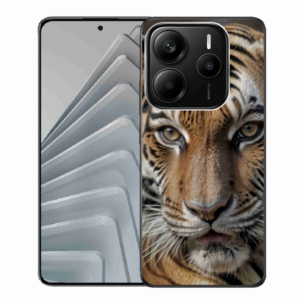 Gél borítás mmCase a Xiaomi Redmi Note 14 5G számára - tigris nézet