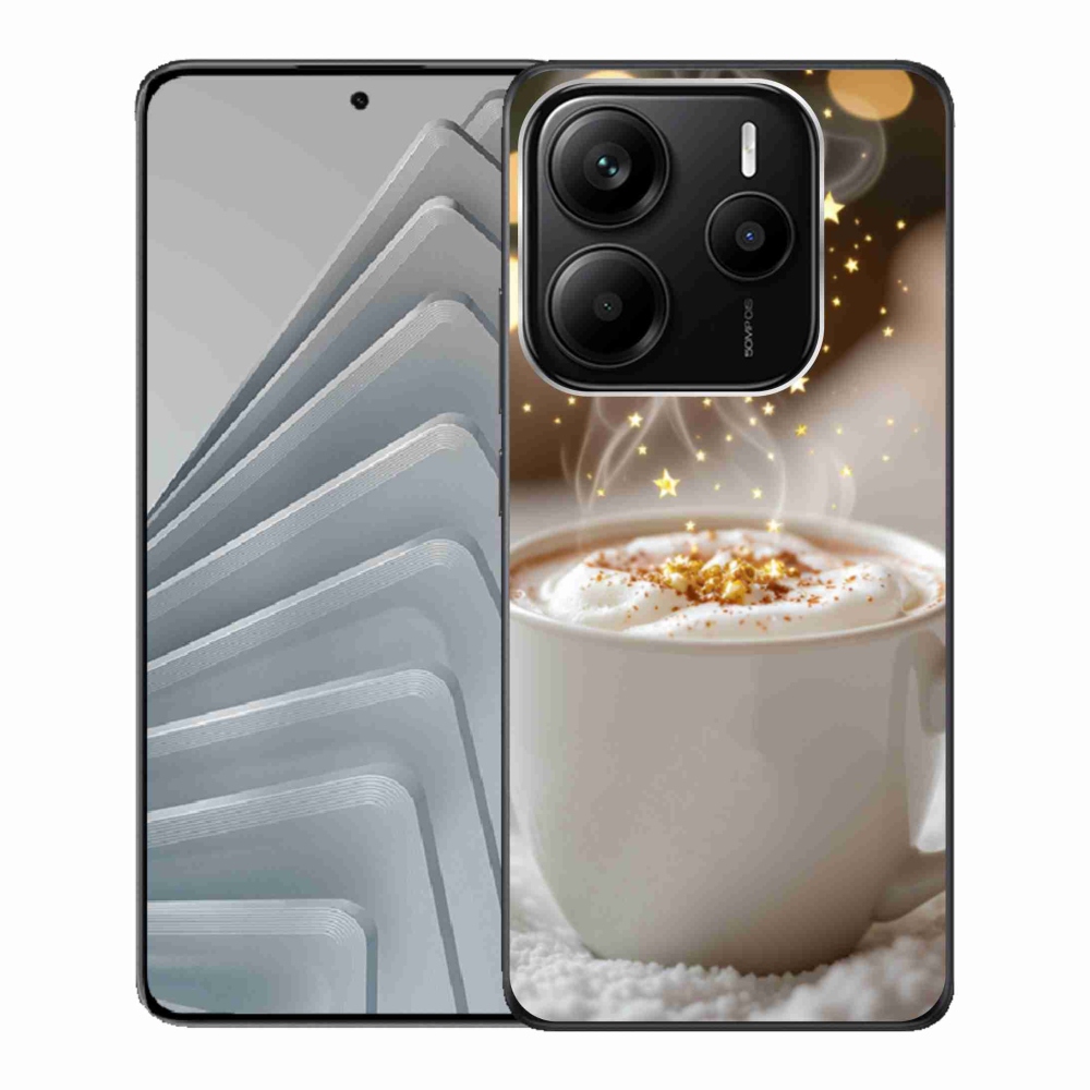 Gél borítás mmCase a Xiaomi Redmi Note 14 5G-hez - Karácsonyi forró ital