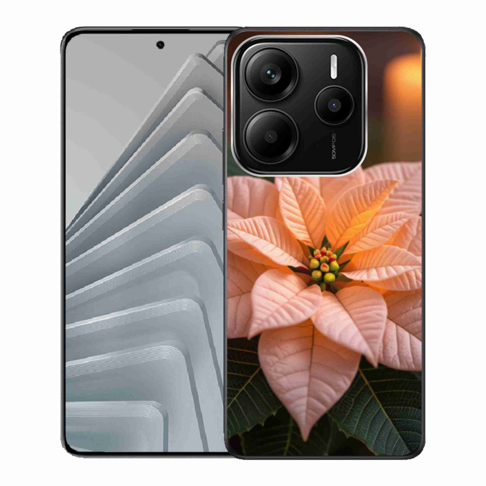Gél borítás mmCase a Xiaomi Redmi Note 14 5G-hez - Karácsonyi csillag