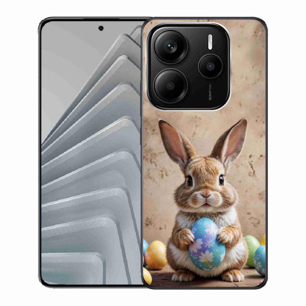 Gél borítás mmCase a Xiaomi Redmi Note 14 5G számára - Húsvéti nyuszi