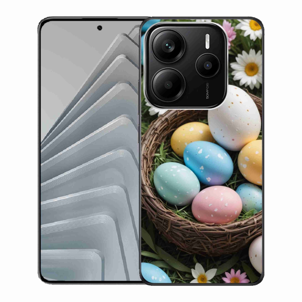 Gél borítás mmCase a Xiaomi Redmi Note 14 5G számára - Húsvéti tojások 2