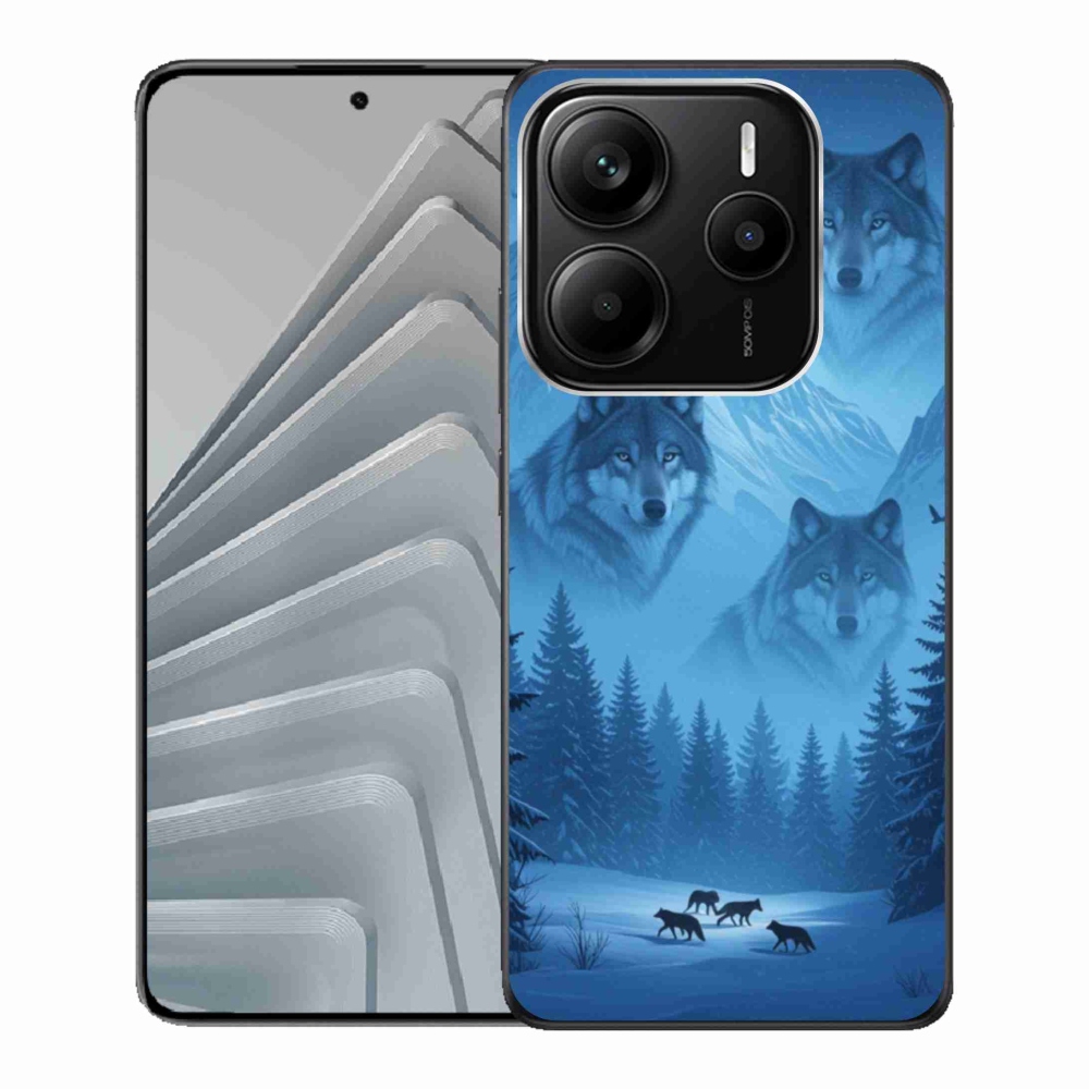 Gél borítás mmCase a Xiaomi Redmi Note 14 5G számára - farkas csomag