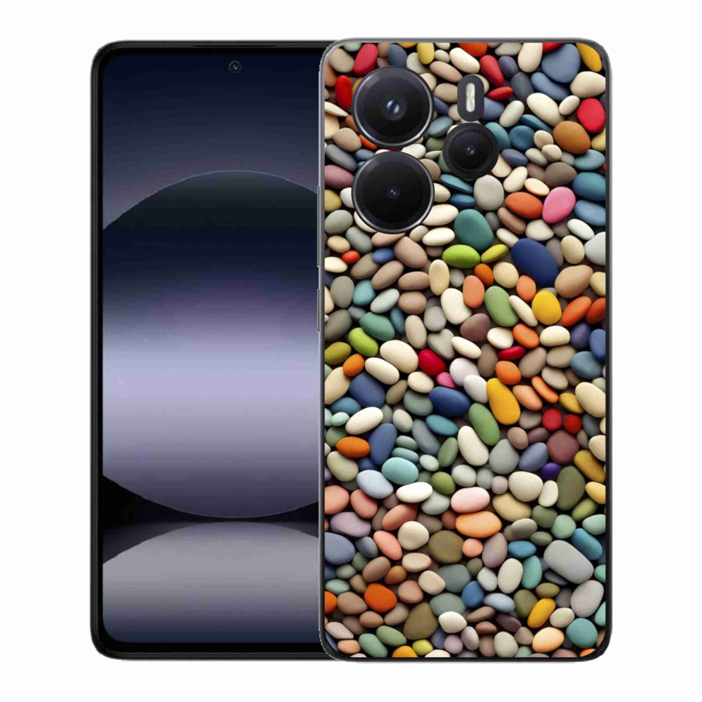 Gél borítás mmCase a Xiaomi Redmi Note 14-hez - színes strasszkövek 2