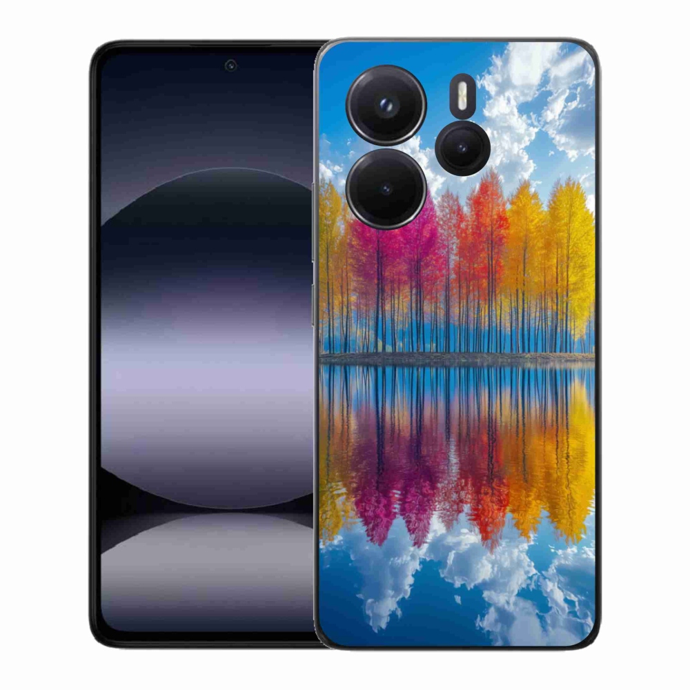 Gél borítás mmCase a Xiaomi Redmi Note 14-hez - színes fák