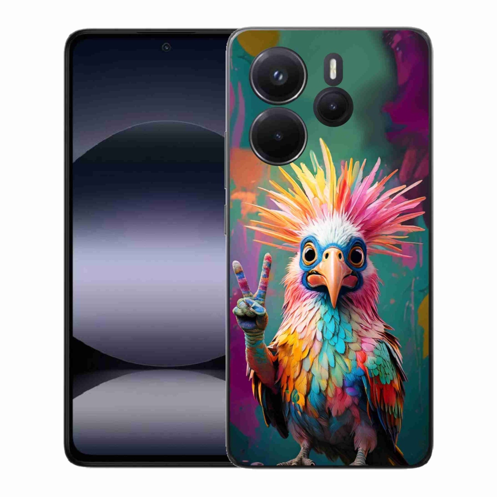 Gél borítás mmCase a Xiaomi Redmi Note 14-hez - színes lázadó