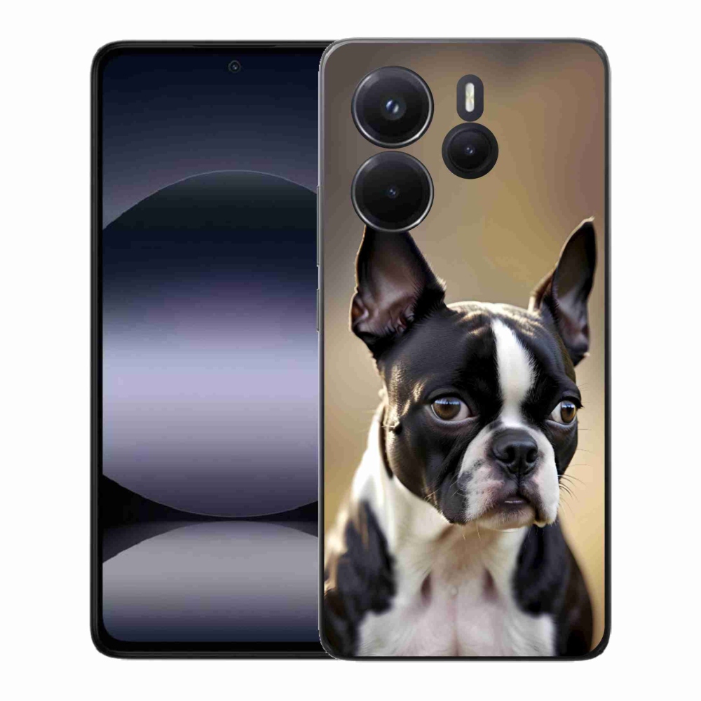 Gél borítás mmCase a Xiaomi Redmi Note 14 készülékhez - Boston Terrier
