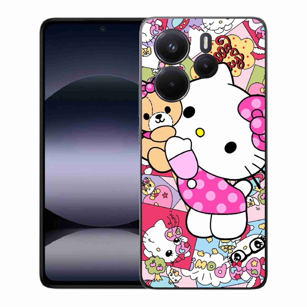 Gél borítás mmCase a Xiaomi Redmi Note 14-hez - aranyos cica