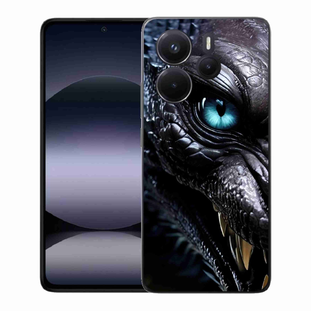 Gél borítás mmCase a Xiaomi Redmi Note 14-hez - sárkány nézet