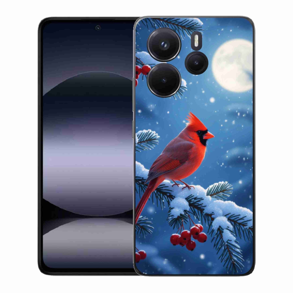 Gél borítás mmCase a Xiaomi Redmi Note 14-hez - kardinálpiros színű
