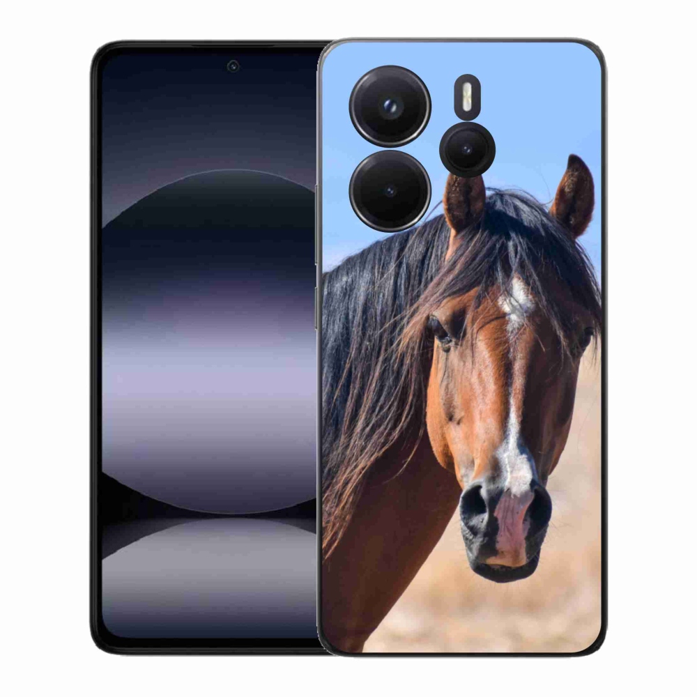 Gél borítás mmCase a Xiaomi Redmi Note 14-hez - nyugodt ló