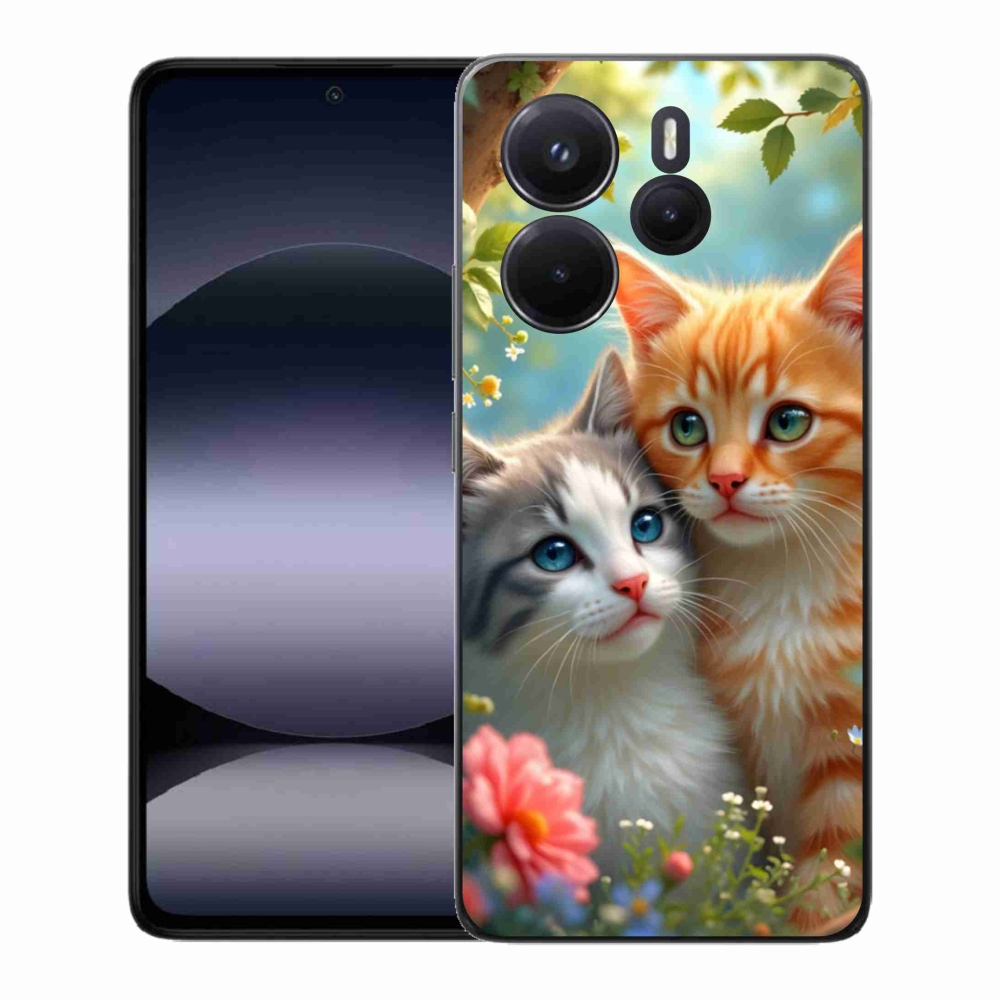 Gél borítás mmCase a Xiaomi Redmi Note 14-hez - macskaszerelem 2