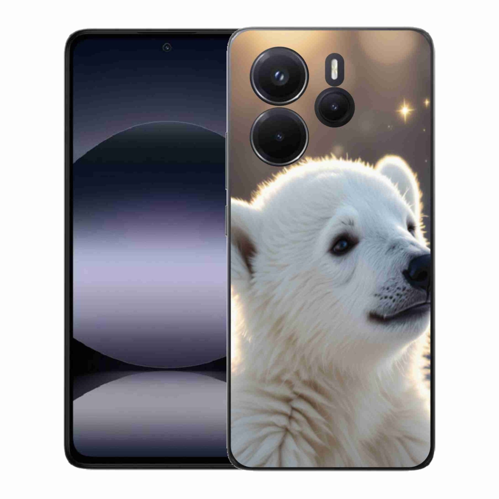 Gél borítás mmCase a Xiaomi Redmi Note 14-hez - jegesmedve