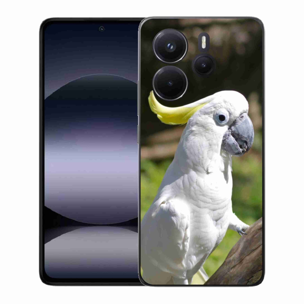 Gél borítás mmCase a Xiaomi Redmi Note 14-hez - papagáj kakadu 2