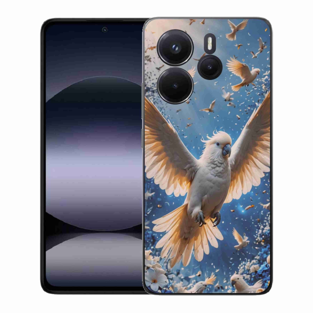 Gél borítás mmCase a Xiaomi Redmi Note 14-hez - papagáj kakadu