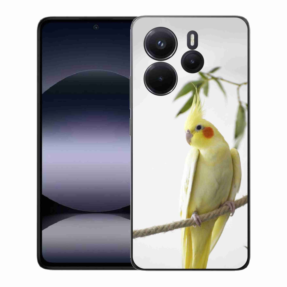 Gél borítás mmCase for Xiaomi Redmi Note 14 - papagáj korela chocholatá