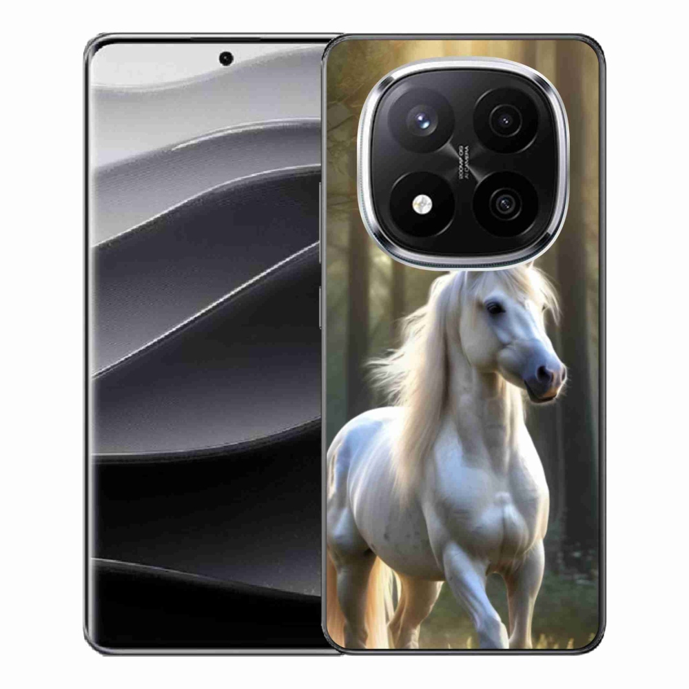 Gél borító mmCase a Xiaomi Redmi Note 14 Pro+ 5G - fehér ló 3